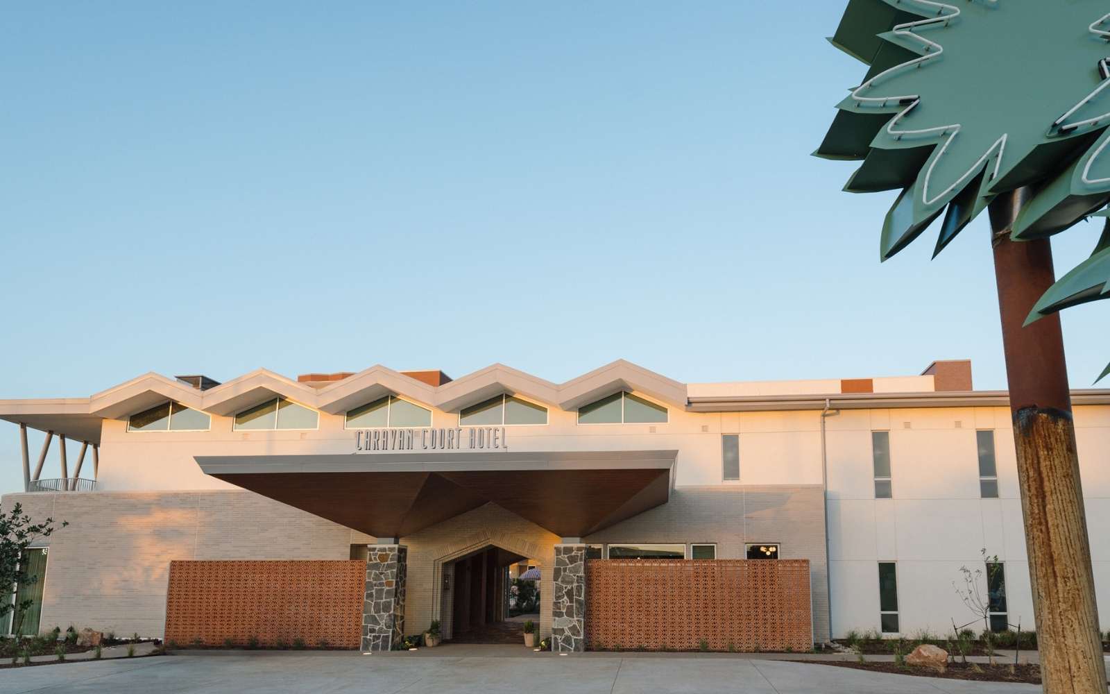 Exterior of Caravan Court